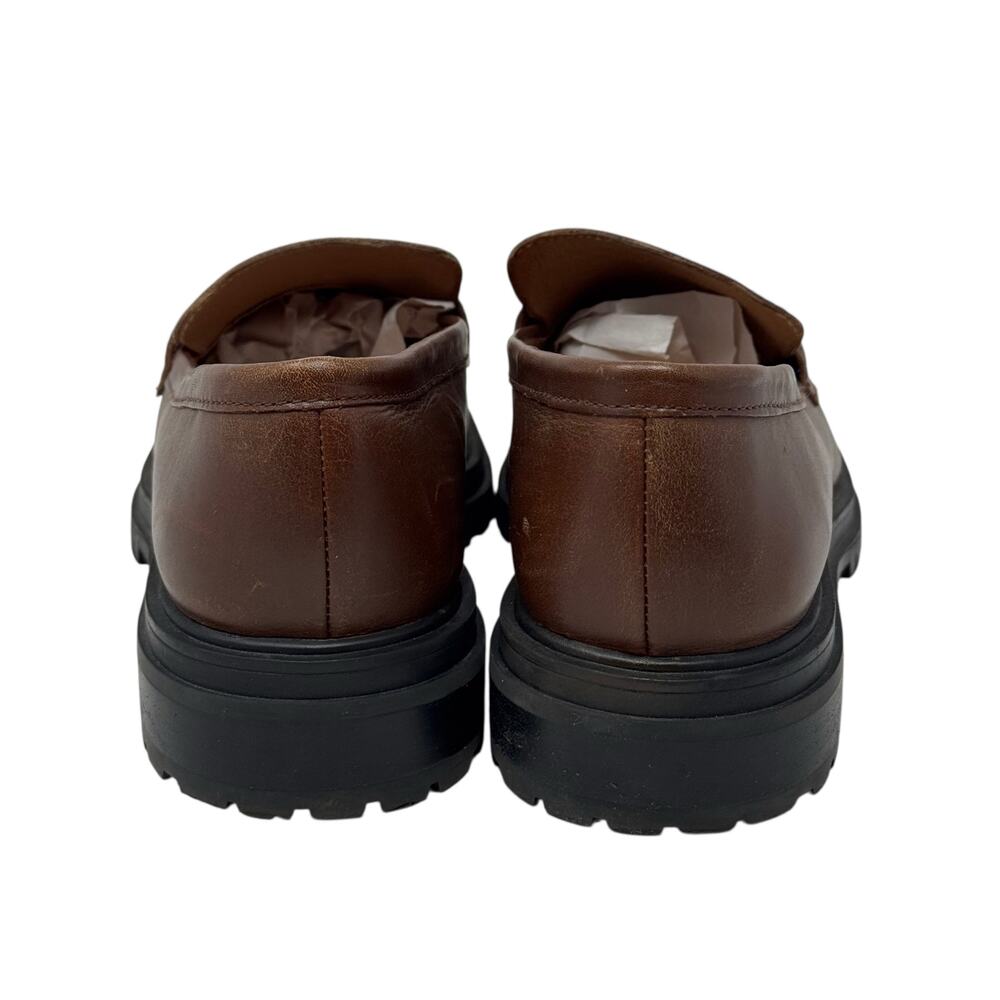 Madewell The Bradley Women's Chunky Brown Lugsole Loafer Size 8.5 - Picture 5 of 11